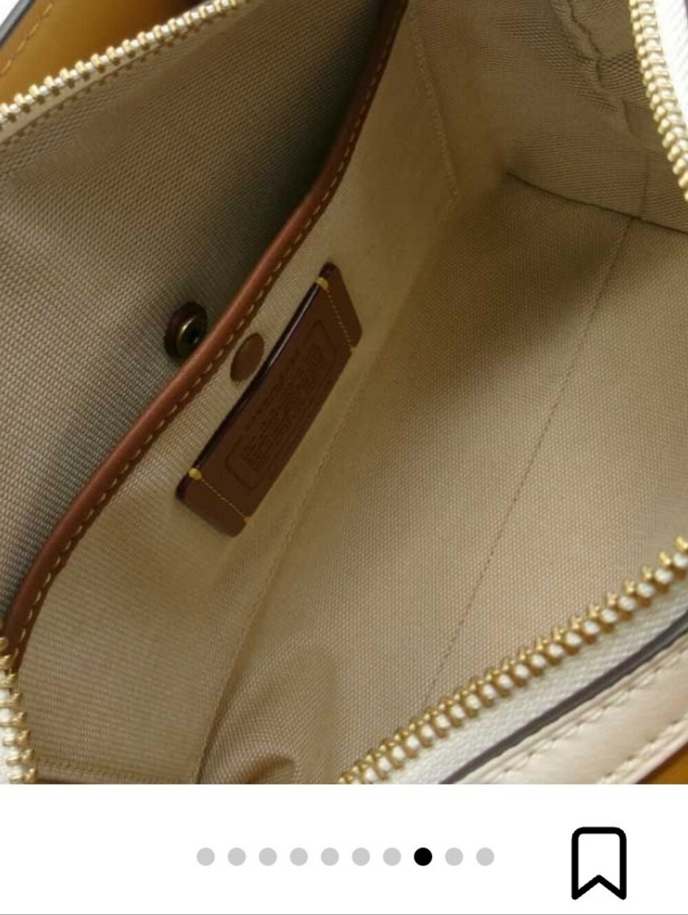 Coach Rogue 25 NYC Sketch Print Leather Satchel Crossbody Bag Chalk White - Picture 16 of 16